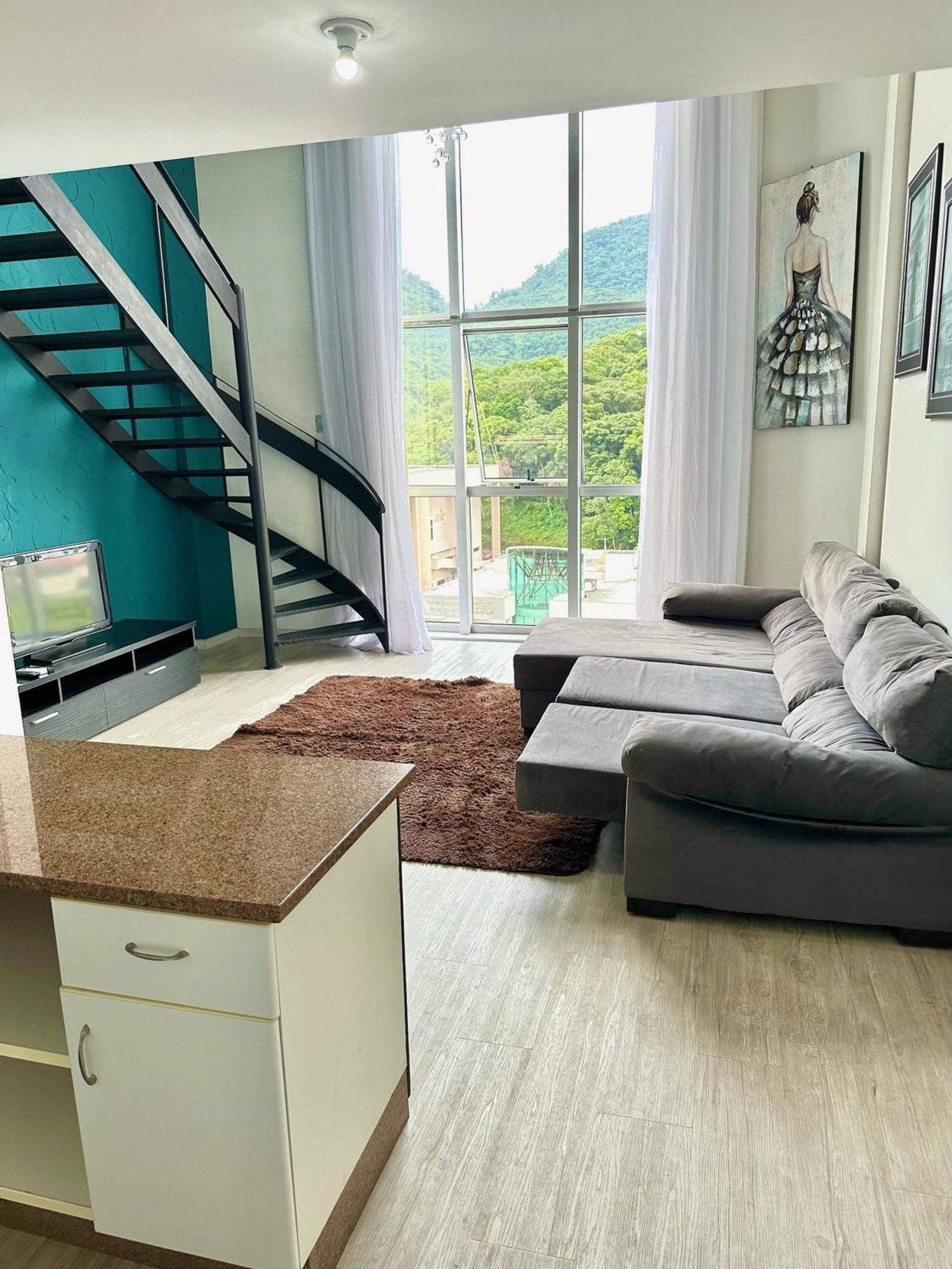 Saint Sebastian Flat 603- Com Hidro! Ate 3 Pessoas, Duplex, No Centro Villa Jaraguá do Sul Exterior photo